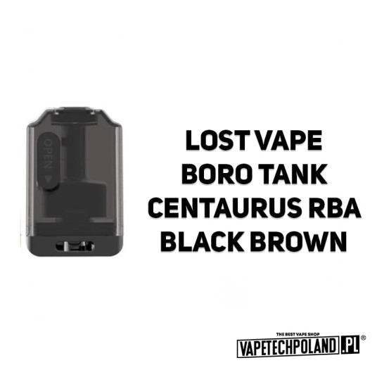 Boro Tank Lost Vape - Centaurus RBA - Black Brown -zdjęcie numer 2