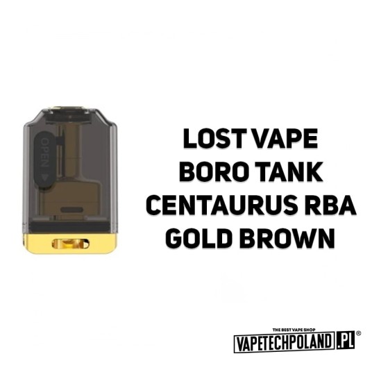 Boro Tank Lost Vape - Centaurus RBA - Gold Brown -zdjęcie numer 2
