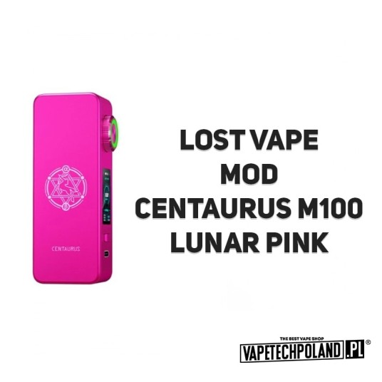 BOX Centaurus M100 - Lost Vape - Lunar Pink -zdjęcie numer 2