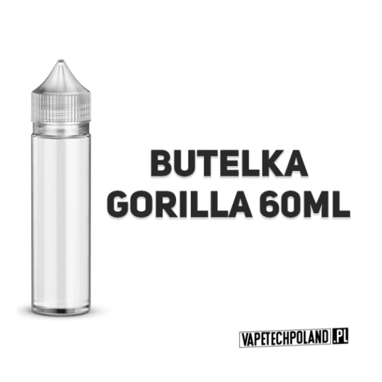 *BUTELKA GORILLA TRANSPARENTNA - 60ML -zdjęcie numer 2