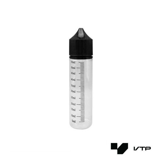*BUTELKA TRANSPARENTNA Z MIERNIKIEM - 60ML -zdjęcie numer 1