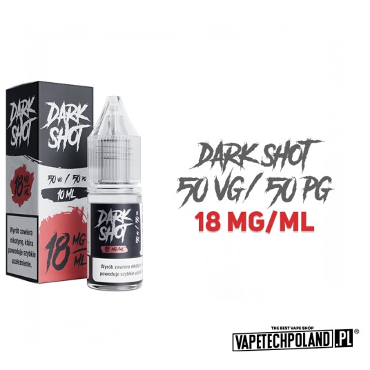 DARK LINE Shot Nikotynowy 50/50 10ML 18MG -zdjęcie numer 2