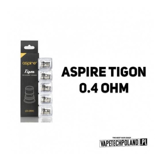 Grzałka - Aspire Tigon- 0.4ohm (5szt.) -zdjęcie numer 2