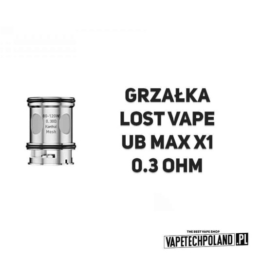 Grzałka - Lost Vape UB Max X4/X3 0.30 Ohm (3szt.) -zdjęcie numer 2