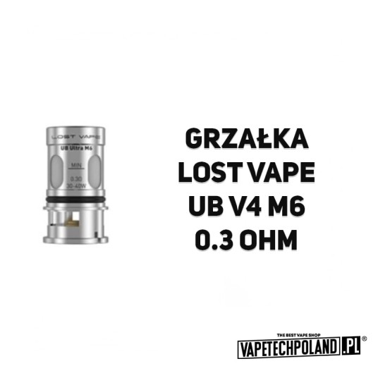 *Grzałka - Lost Vape UB V4 M6 - 0.3ohm (5szt.) -zdjęcie numer 2