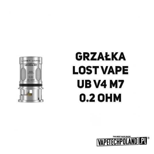Grzałka - Lost Vape UB V4 M7 - 0.2ohm (5szt. -zdjęcie numer 2