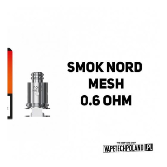 Grzałka - Smok Nord Mesh - 0.6ohm (5szt.) -zdjęcie numer 2