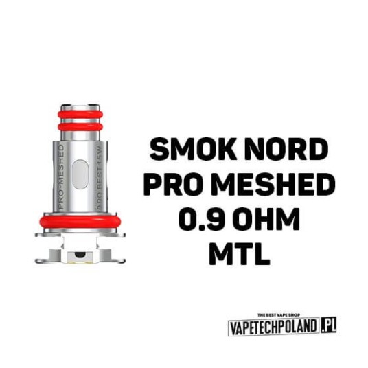 Grzałka - Smok Nord PRO Meshed - 0.9ohm (5szt.) -zdjęcie numer 2