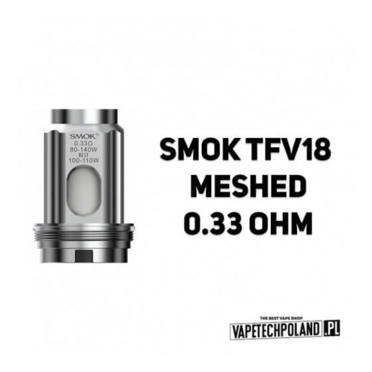 Grzałka - Smok TFV18 Meshed - 0.33ohm (3szt.) -zdjęcie numer 2