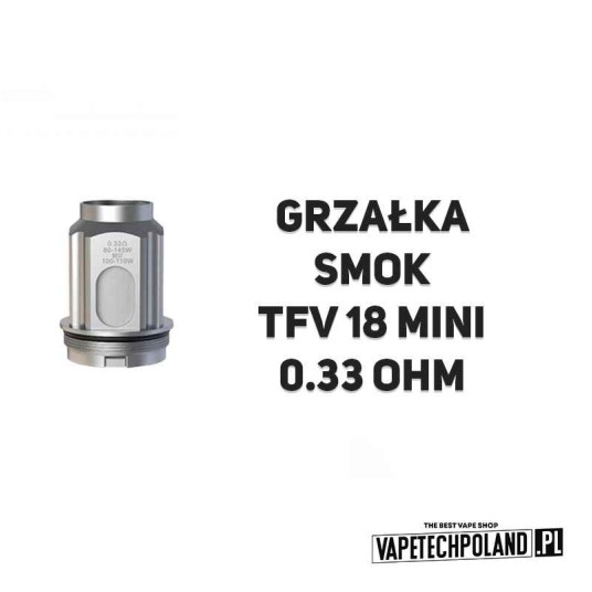 Grzałka - Smok TFV18 Mini 0.33 ohm (3szt.) -zdjęcie numer 2