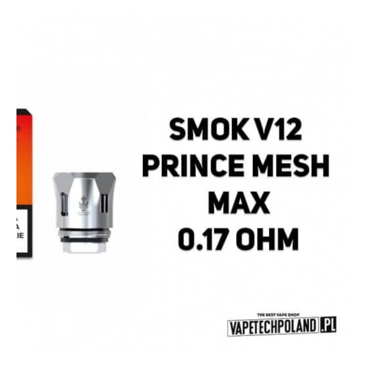 Grzałka - Smok V12 Prince Mesh Max - 0.17ohm (3szt -zdjęcie numer 2