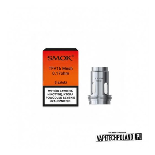 Grzałka - Smok V16 Mesh - 0.17ohm (3szt.) -zdjęcie numer 1