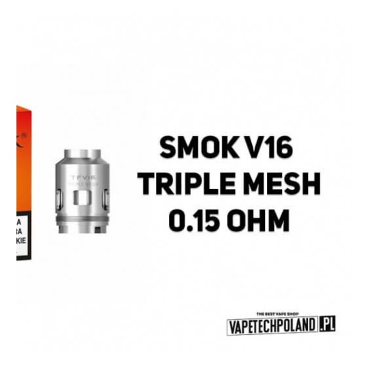 Grzałka - Smok V16 Triple Mesh - 0.15ohm (3szt.) -zdjęcie numer 2