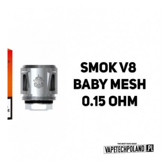 Grzałka - Smok V8 Baby M2 - 0.15ohm (5szt.) -zdjęcie numer 2
