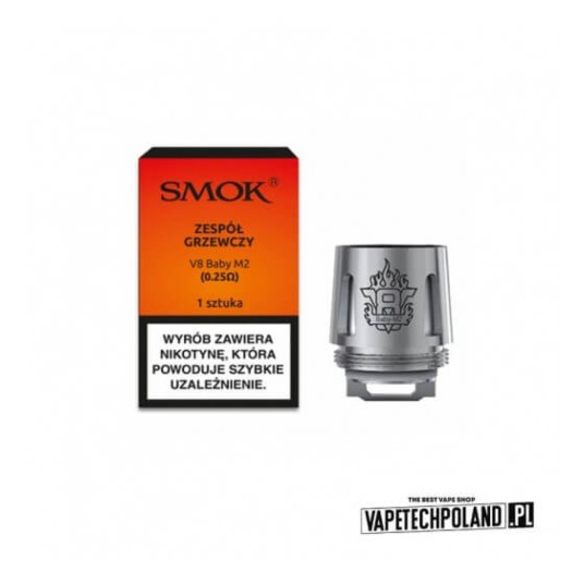 Grzałka - Smok V8 Baby M2 - 0.25ohm (5szt.) -zdjęcie numer 1