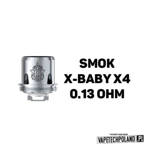Grzałka - Smok V8 X-BABY X4 - 0.13ohm (3szt.) -zdjęcie numer 2