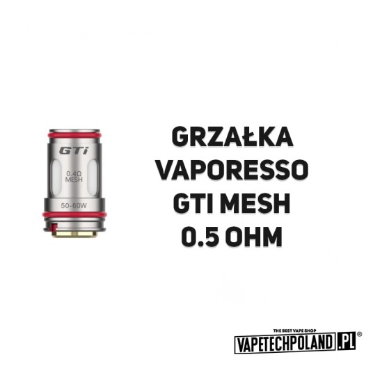 Grzałka - Vaporesso GTI mesh - 0.5ohm (5szt.) -zdjęcie numer 2