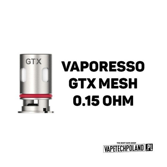 *Grzałka - Vaporesso GTX mesh - 0.15ohm (5szt.) -zdjęcie numer 2