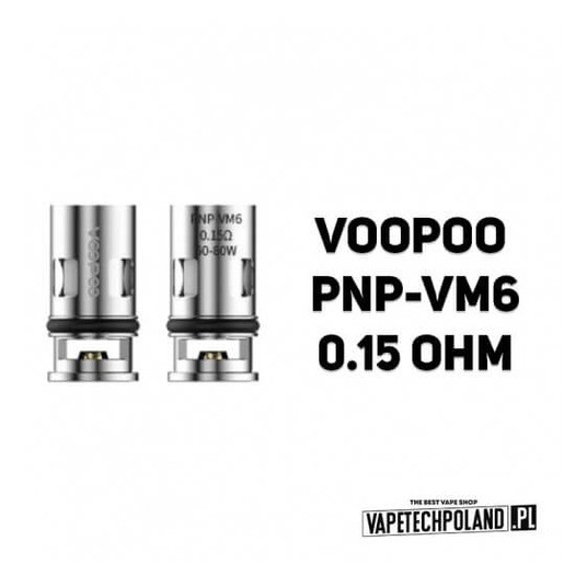 *Grzałka - VooPoo PNP-VM6 - 0.15ohm (5 szt.) -zdjęcie numer 2