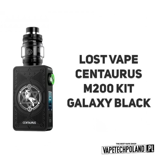 *KIT Lost Vape Centaurus M200 - Galaxy Black -zdjęcie numer 2