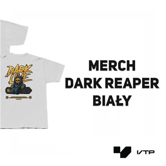 *KOSZULKA DARK REAPER - BIAŁA M -zdjęcie numer 2
