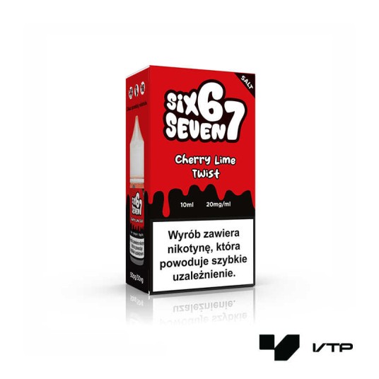 **LIQUID 67 SALT - CHERRY LIME TWITS 10ML 20MG -zdjęcie numer 1