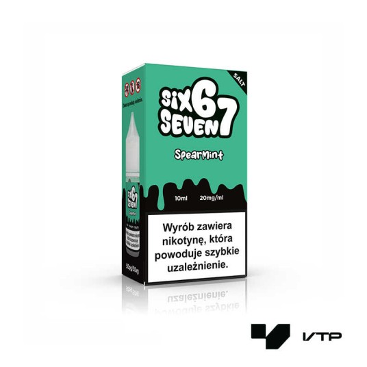 **LIQUID 67 SALT - SPEARMINT 10ML 20MG -zdjęcie numer 1