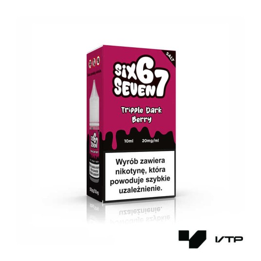 **LIQUID 67 SALT - TRIPPLE DARK BERRY 10ML 20MG -zdjęcie numer 1