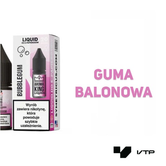 *Liquid AK Salt - Bubblegum 10ML 20MG -zdjęcie numer 2