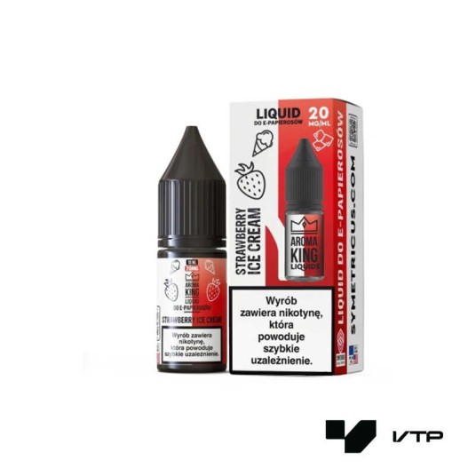 *Liquid AK Salt - Strawberry Ice Cream 10ML -zdjęcie numer 1