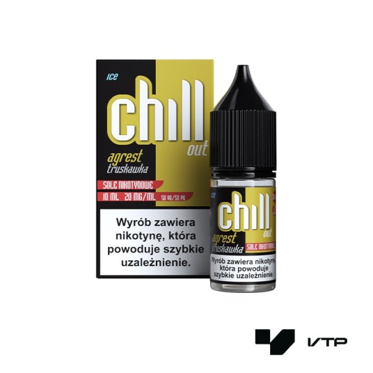**Liquid Chill Out - Agrest Truskawka 10 ml 20 mg -zdjęcie numer 1
