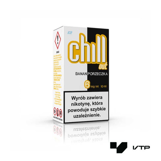 **LIQUID CHILL OUT - Banan Porzeczka ICE 6mg 10ml -zdjęcie numer 1