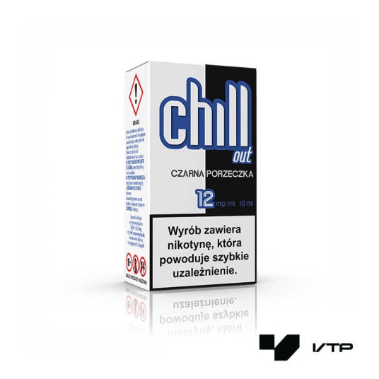 **LIQUID CHILL OUT - Czarna porzeczka 12mg 10ml -zdjęcie numer 1