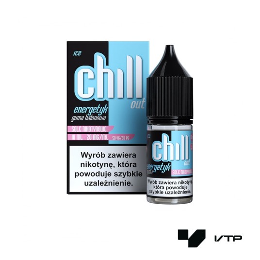 **Liquid Chill Out - Energetyk Guma Ice 10ml 20mg -zdjęcie numer 1