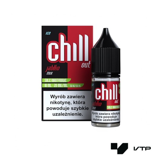 **Liquid Chill Out - Jabłko mix Ice 10ml 20mg -zdjęcie numer 1