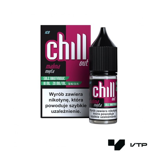 Liquid Chill Out - Malina Mięta ICE 10 ml 20 mg -zdjęcie numer 1