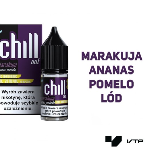 Liquid Chill Out - Marakuja Ananas Pomelo ICE 10 m -zdjęcie numer 2