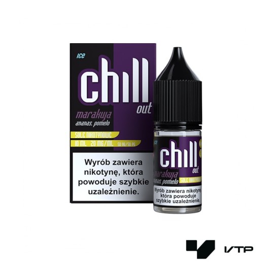 Liquid Chill Out - Marakuja Ananas Pomelo ICE 10 m -zdjęcie numer 1
