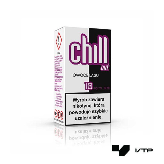 **LIQUID CHILL OUT - Owoce lasu 18mg 10ml -zdjęcie numer 1