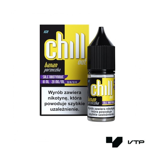 **Liquid Chill Out Salt - Banan Porzeczka Ice -zdjęcie numer 1