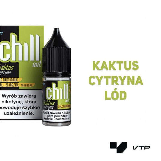 **Liquid Chill Out Salt - Kaktus Cytryna Ice 20mg -zdjęcie numer 2