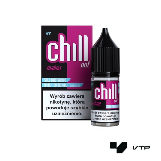 **Liquid Chill Out Salt - Malina Ice 10ml 20mg -zdjęcie numer 1