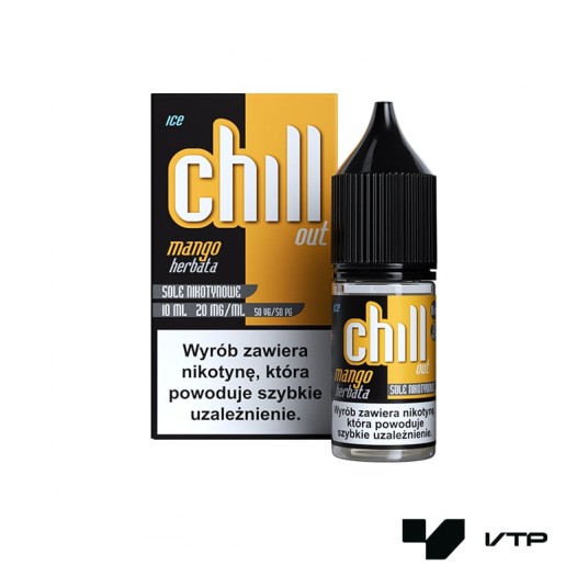 **Liquid Chill Out Salt - Mango Herbata Ice 20mg -zdjęcie numer 1