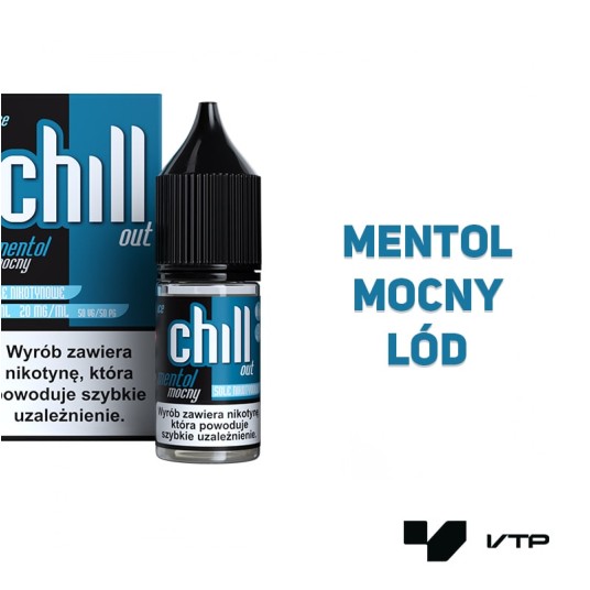 **Liquid Chill Out Salt - Mentol Mocny Ice 20mg -zdjęcie numer 2