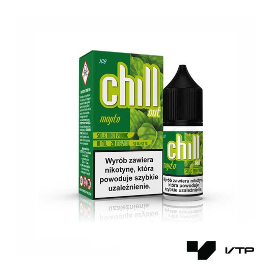 **Liquid Chill Out Salt - Mojito Ice 10 ml 20 mg -zdjęcie numer 1
