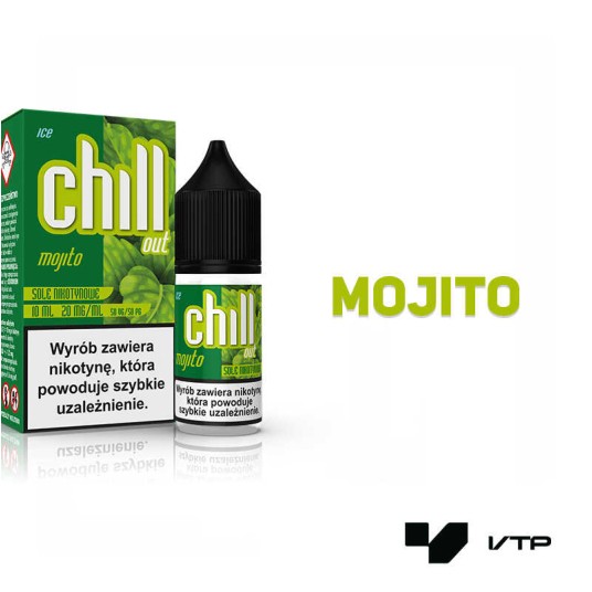 **Liquid Chill Out Salt - Mojito Ice 10 ml 20 mg -zdjęcie numer 2