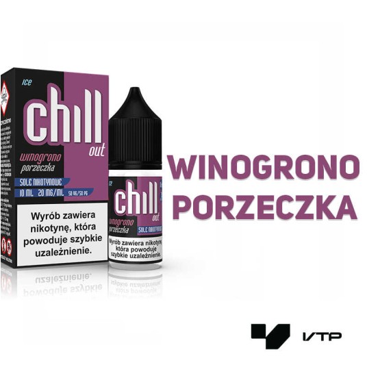 **Liquid Chill Out Salt - Winogrono Porzeczka Ice -zdjęcie numer 2