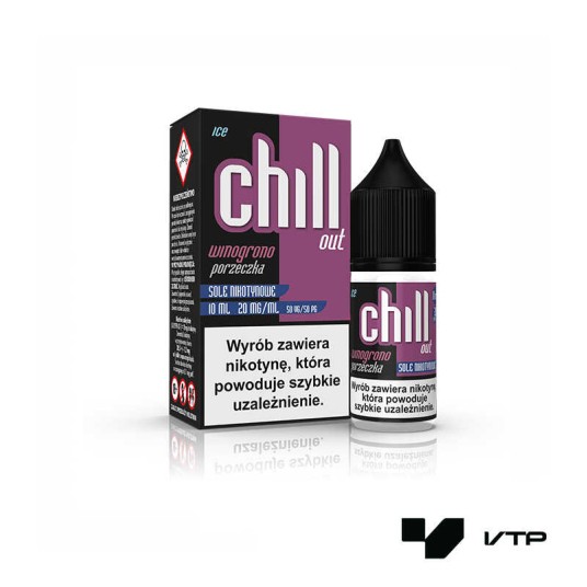 **Liquid Chill Out Salt - Winogrono Porzeczka Ice -zdjęcie numer 1
