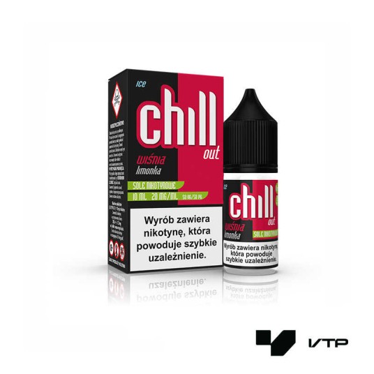 **Liquid Chill Out Salt - Wiśnia Limonka Ice 20 mg -zdjęcie numer 1
