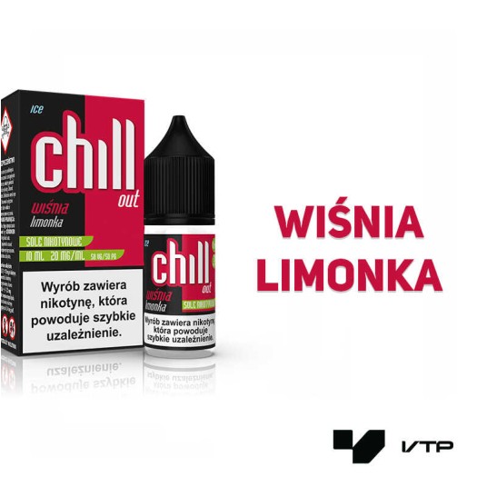 **Liquid Chill Out Salt - Wiśnia Limonka Ice 20 mg -zdjęcie numer 2
